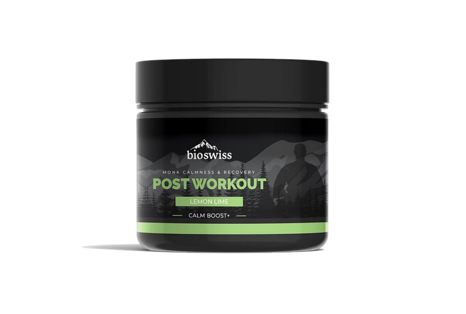 BIO SWISS Sport Recovery + Hydration post-workout natural sugar free with electrolytes and reishi mushroom - Lemon Lime flavour