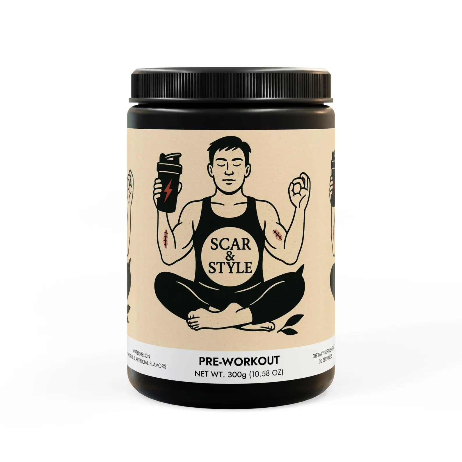 Pre-Workout Supplement, Watermelon (300g, 10.58oz)