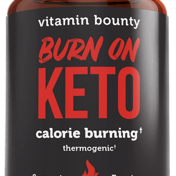 Keto Multivitamin - Keto Vitamins, Keto Multivitamin Women and Men, Electrolytes with Vitamin C, Magnesium, Collagen, Potassium, MCT, Energy Support (Burn On Keto) 60 caps