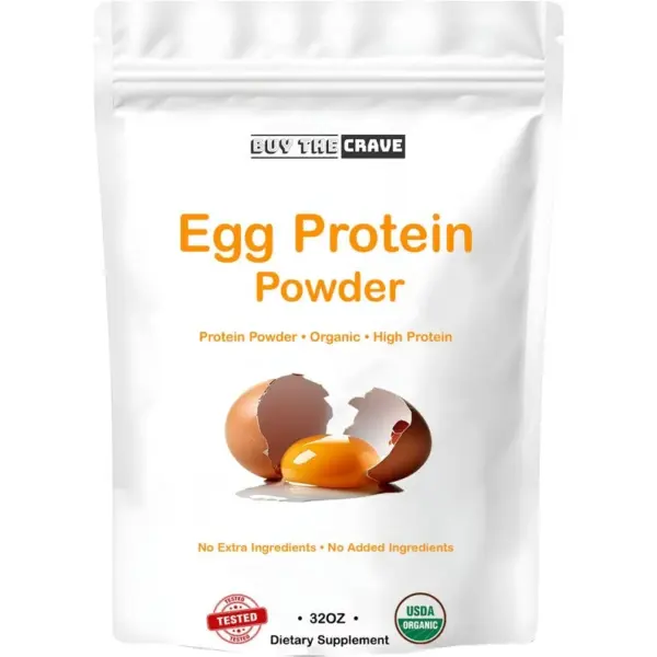 Egg Protein Powder, Egg White Powder, Soybean Powder Lactose Free Protein Powder - Unflavored & Dairy Free (32 OZ)