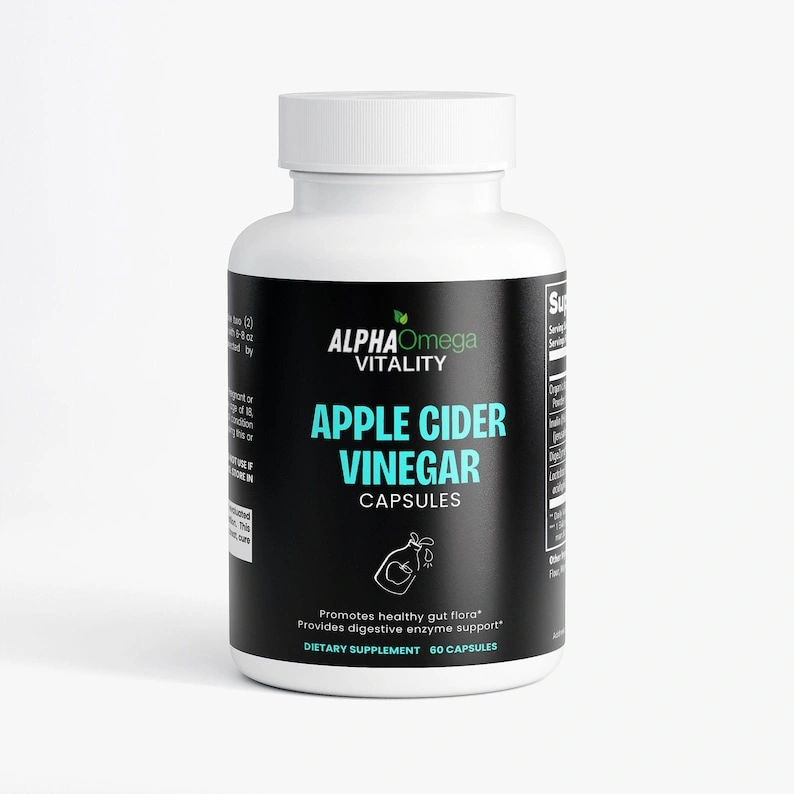 Apple Cider Vinegar Capsules | ACV Powder with Prebiotics & Probiotics - Image 3