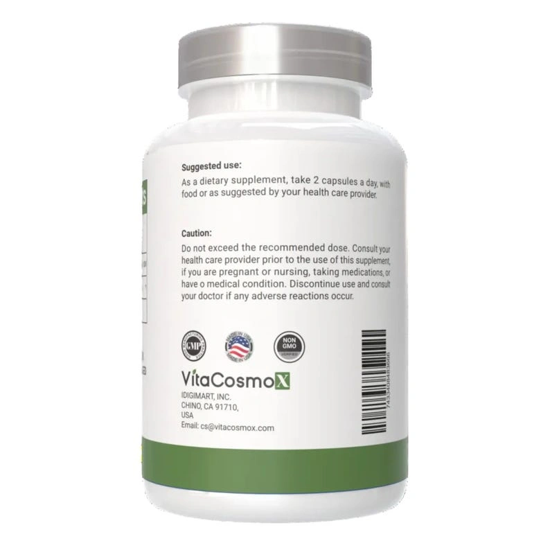 VitaCosmoX L-Carnitine Tartrate - 240 Vegan Capsules - Image 4