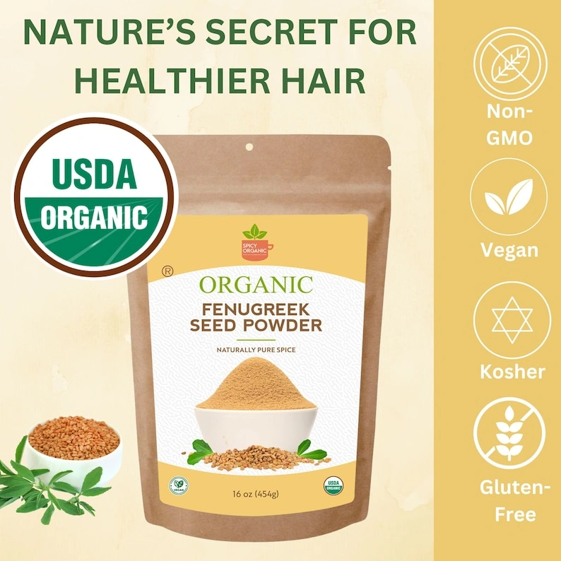 Organic Fenugreek Seed Powder – Authentic Cooking Spice - 4 OZ. - Image 5