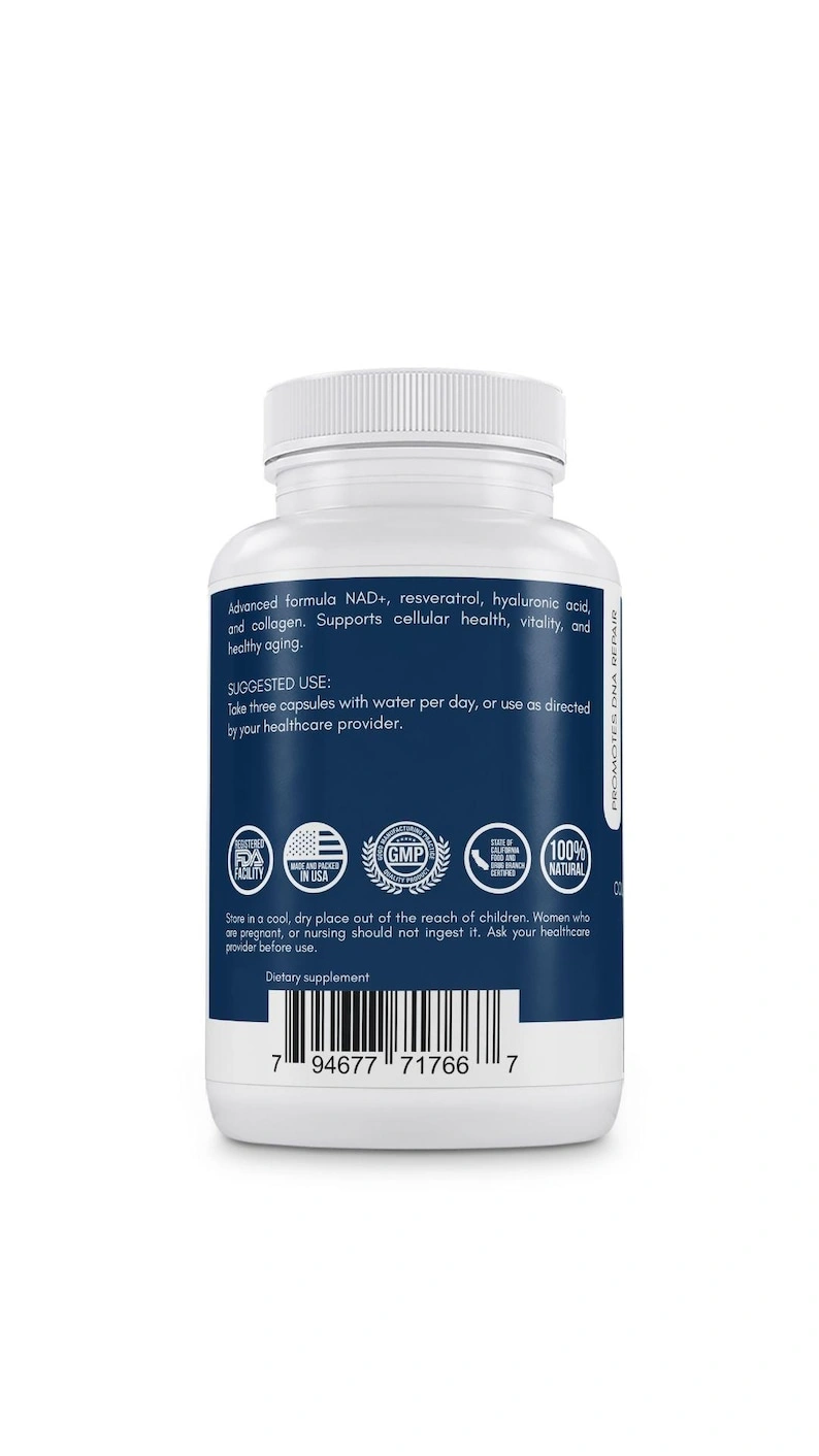 NAD+Plus | Cellular Energy Supplement | Vitality and Overall Wellness Support | 90 Capsules - Image 3