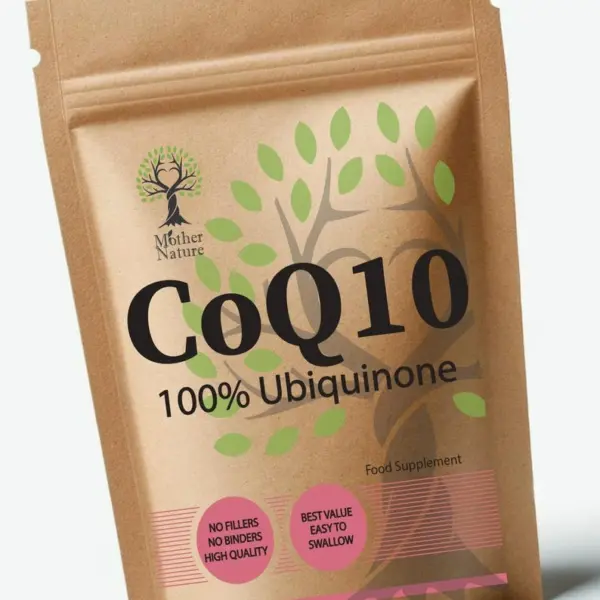 CoQ10 Ubiquinone 500mg High Absorption Natural Coenzyme Q10 Softgels Supplements - 60 Capsules