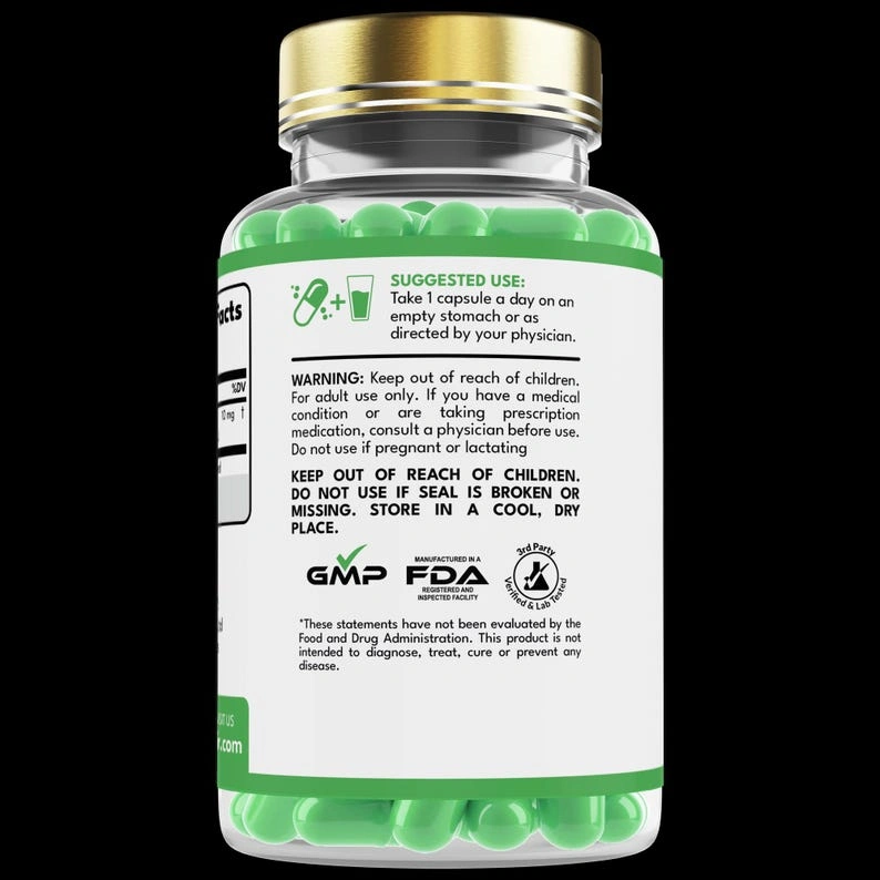 Spermidine Supplement Capsules, Vegan Friendly 10mg Capsules, 90 Cellular Health Support Capsules - Image 2