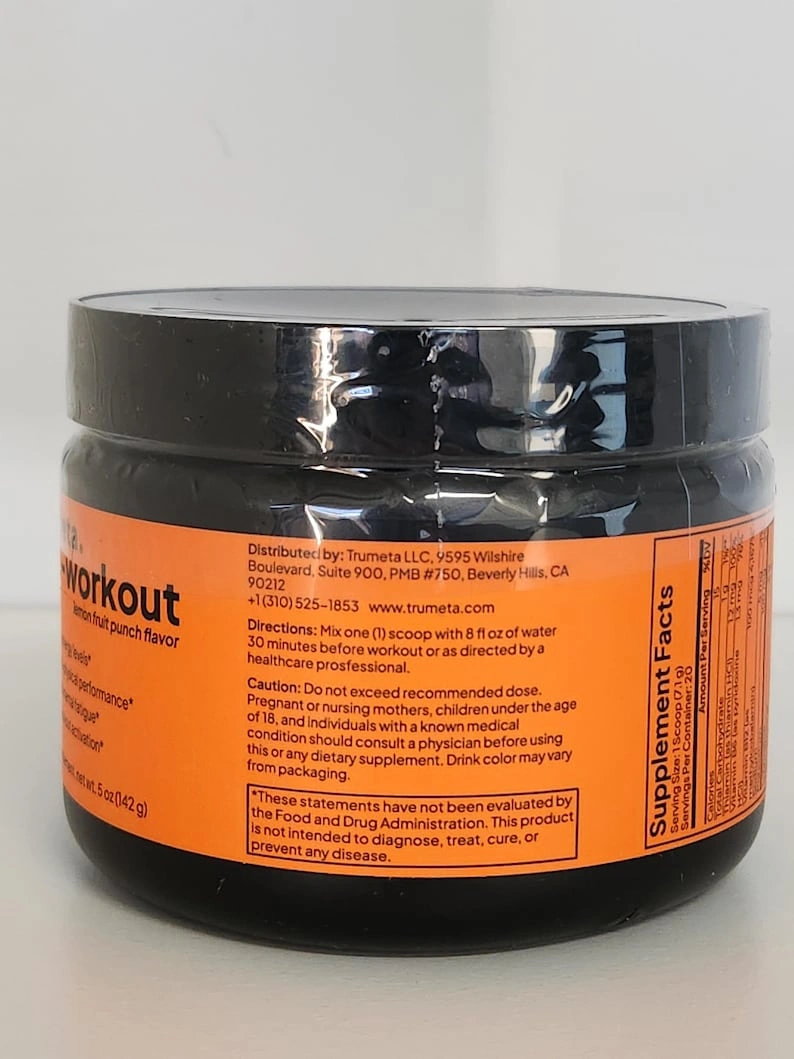 Trumeta pre-workout powder - Image 3