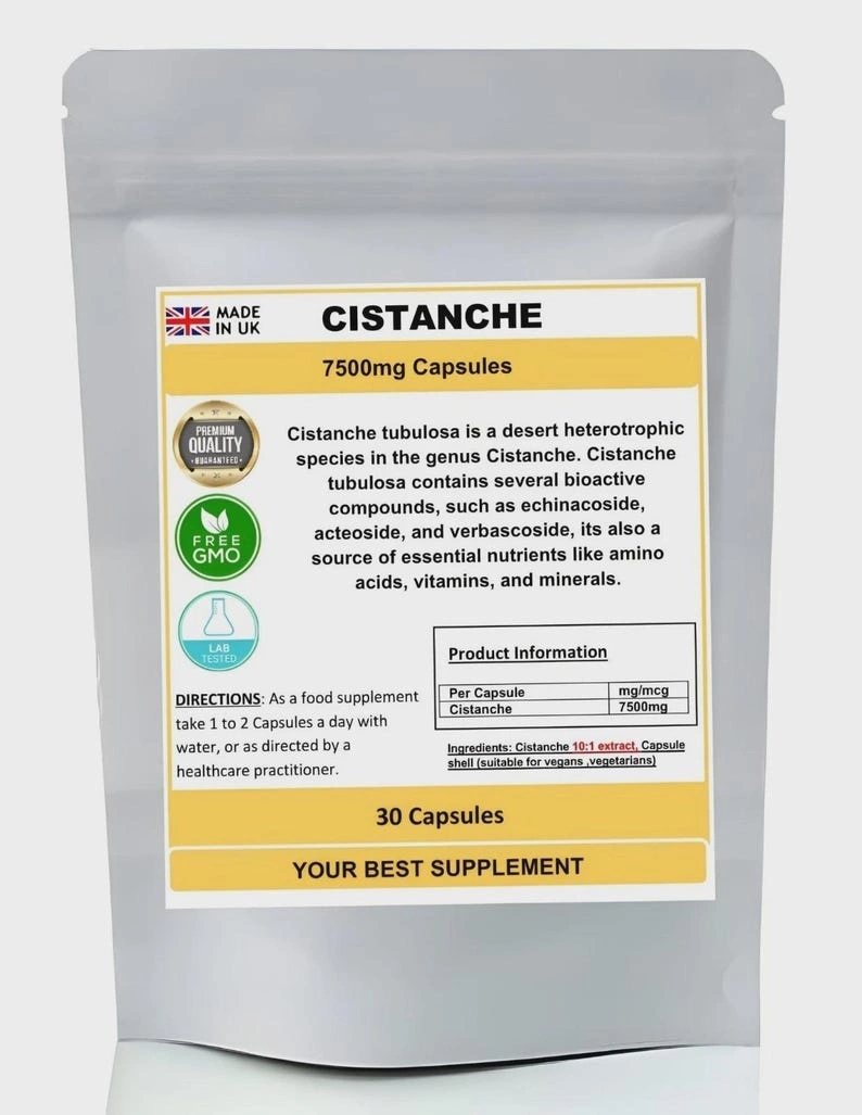 Cistanche extract capsules 750mg (30 Capsules)